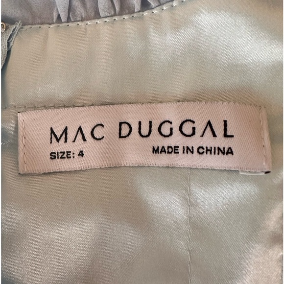 MAC DUGGAL HALTER NECK HIGH LOW FLOWY GOWN - Picture 8 of 10